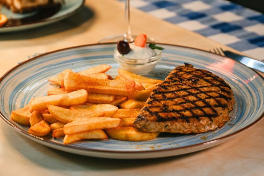Souvlaki vom Grill